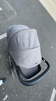 Kočárek pro 1 nebo 2 děti Geo3, pure grey + příslušenství - 4