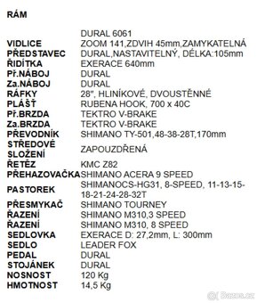 Dámské kolo leader fox - 4