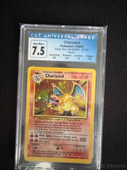 Charizard base set (1999) CGC 7.5/10 - 4