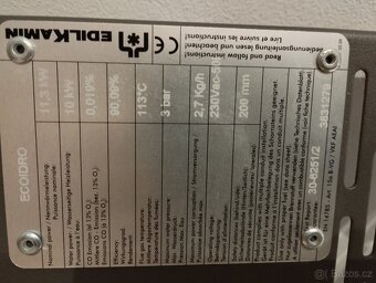 Krbová kamna na pelety Ecoidro s výměníkem 11,3kw - 4