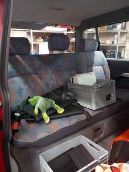 vw t4 multivan caravelle transporter postel sedačky - 4