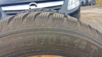 Zánovní zimní pneumatiky 165/70 R14 T - 4