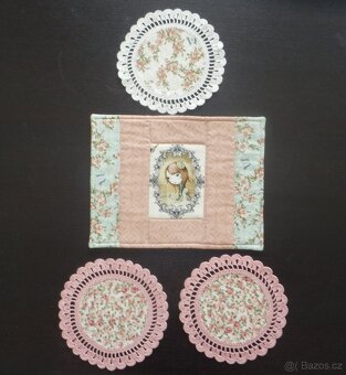 ubrusy, dečky, podkafíčka - ruční práce nové - 4