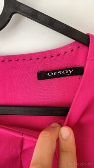 Růžové šaty Orsay - 4