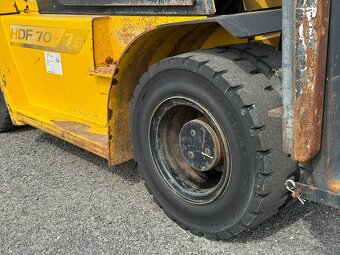 Vysokozdvižný vozík Hyundai HDF 70-7s - zvedá 7t - 4