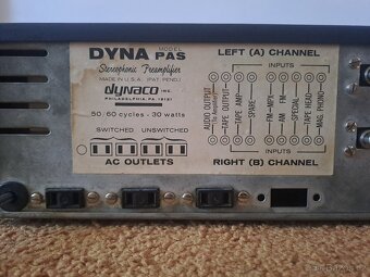 Lampový předzesilovač Dynaco PAS 3x - 4