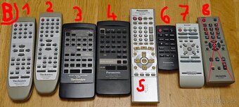 Ovladače SONY/ TECHNICS/ PANASONIC/ SHARP/ a další - 4