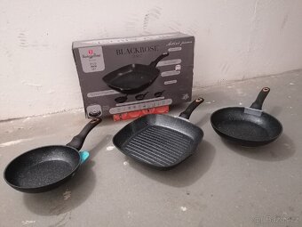 Sada 3 ks pánví z kovaného hliníku značky BerlingerHaus - 4