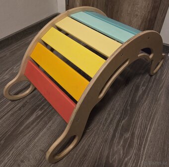 Montessori duhová houpačka 5in1 - 4