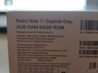Xiaomi Redmi Note 11 Graphite Gray - 4