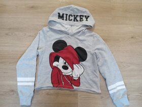 Dívčí mikina s kapucí Disney Mickey Mouse 146/152 + jedna zd - 4