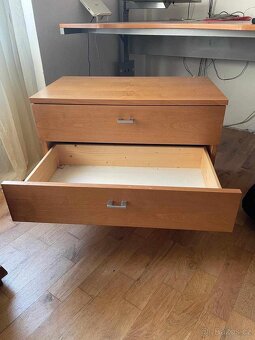 Moderní dvoupatrový kancelářský stůl s nastavitelnou výškou - 4