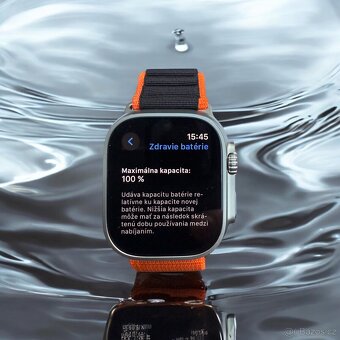 Apple watch ultra 2 generace 49mm LTE Alpine black orange - 4
