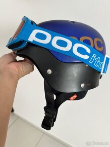 Lyzarska, snowboardova helma, prilba POC a bryle POC - 4
