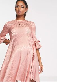 Dámské letní boho etno šaty Queen Bee růžové tygrované - 4