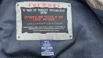 Výroční kožená moto bunda k 10 letům založení Bikers Crown - 4