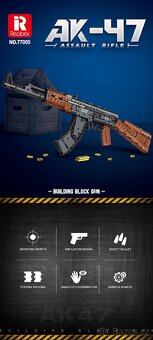 Stavebnice- samopal AK 47 - 4