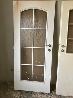 Interiérové dveře - bíle prosklené - 60 a 80 cm - 4