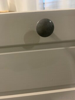 Přebalovací komoda šedá - SUNDVIK - 4