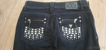 Černé rifle zn Guess - 4