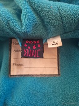 Gumová zateplená bunda 92/98 - 4