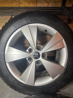 ALU Kola ŠKODA 5x112 R16 VELORUM Zimní Pneu 205/55/16 - 4