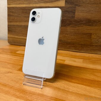 IPhone 11 64GB, bílý, 100% baterie (rok záruka) - 4