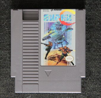 Contra + Super Contra (Super C) NES – Originál USA NTSC - 4