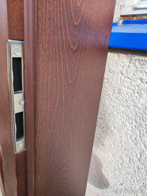 Dveře SAPELI 80 L dřevěné, hnědé, masivní, interiérové - 4