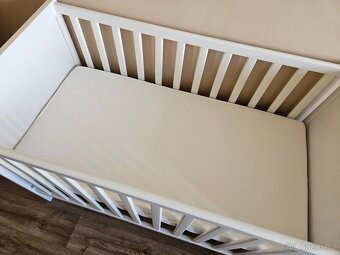 Dětská postýlka IKEA Sundvik s matrací TOP STAV - 4