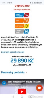 Zánovní Americká lednice Beko 1406231 XBN - 4