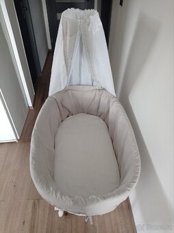 Dětská postýlka (košík) s nebesy - 4