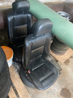 Kožené sedačky Bmw E46 (Přední + zadní) - 4