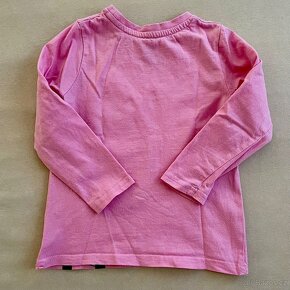 Růžové dívčí tričko s dlouhým rukávem Minnie Mouse vel. 98 - 4