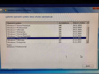 Instalační sada Windows 7 32/64bit,DVD,různé verze... - 4