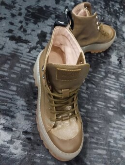 Boty na platformě HUGO BOSS - 4