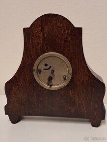 Maličké starožitné krbové hodiny - 4