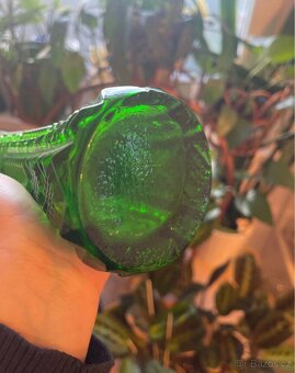 Crystalex Nový Bor váza zelená - 4