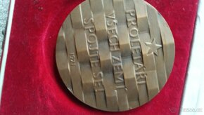 Bronzová Plaketa KLEMENT GOTTWALD 1896 - 1953 - 4