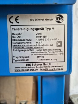 Prodám mycí stůl IBS Scherer M200 - 4