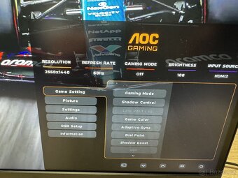 Herní 2K 27" AOC Q27G4X Gaming záruka - 4