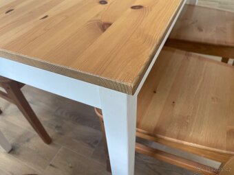 Jídelní stůl se 4 židlemi (vše IKEA) (rezervováno) - 4