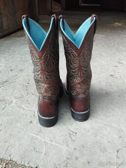 Westernové boty zn. Ariat - 4