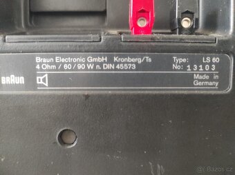 Reproduktory Braun LS 60 + Sony SS-NX1 - 4