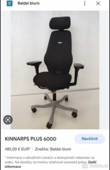 kancelářská židle Kinnarps Plus 6000 - 4