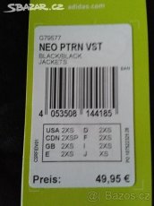 Adidas Neo dívčí vesta vel. 2XS-32-146/152 - 4