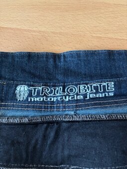 Tmavé dámské moto-džíny Trilobite - 4