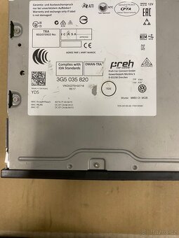 Řídicí jednotky MIB VW/Škoda 3G5 035 820, 3G5 035 820D - 4