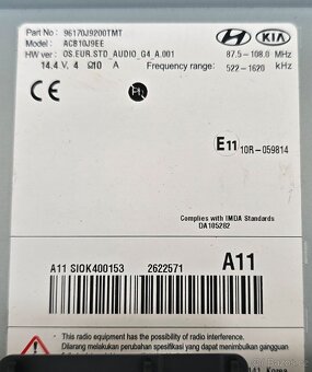 Multifunkční displej HYUNDAI 96170J9200TMT - 4