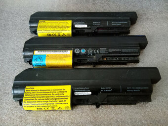 baterie (33+) pro notebooky Lenovo T400,R400,T61,R61 (2hod) - 4